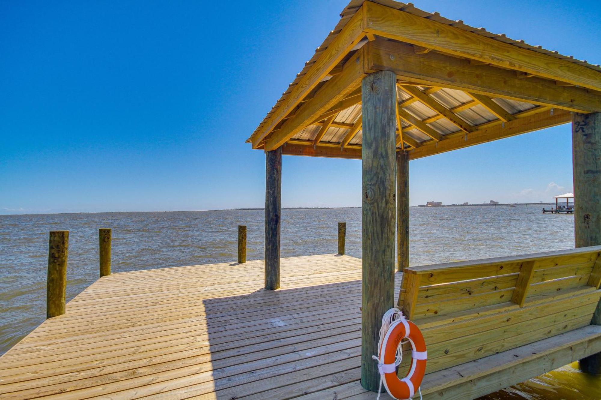 Historic Biloxi Bay Cottage With Beautiful View Ошен-Спрингс Екстер'єр фото